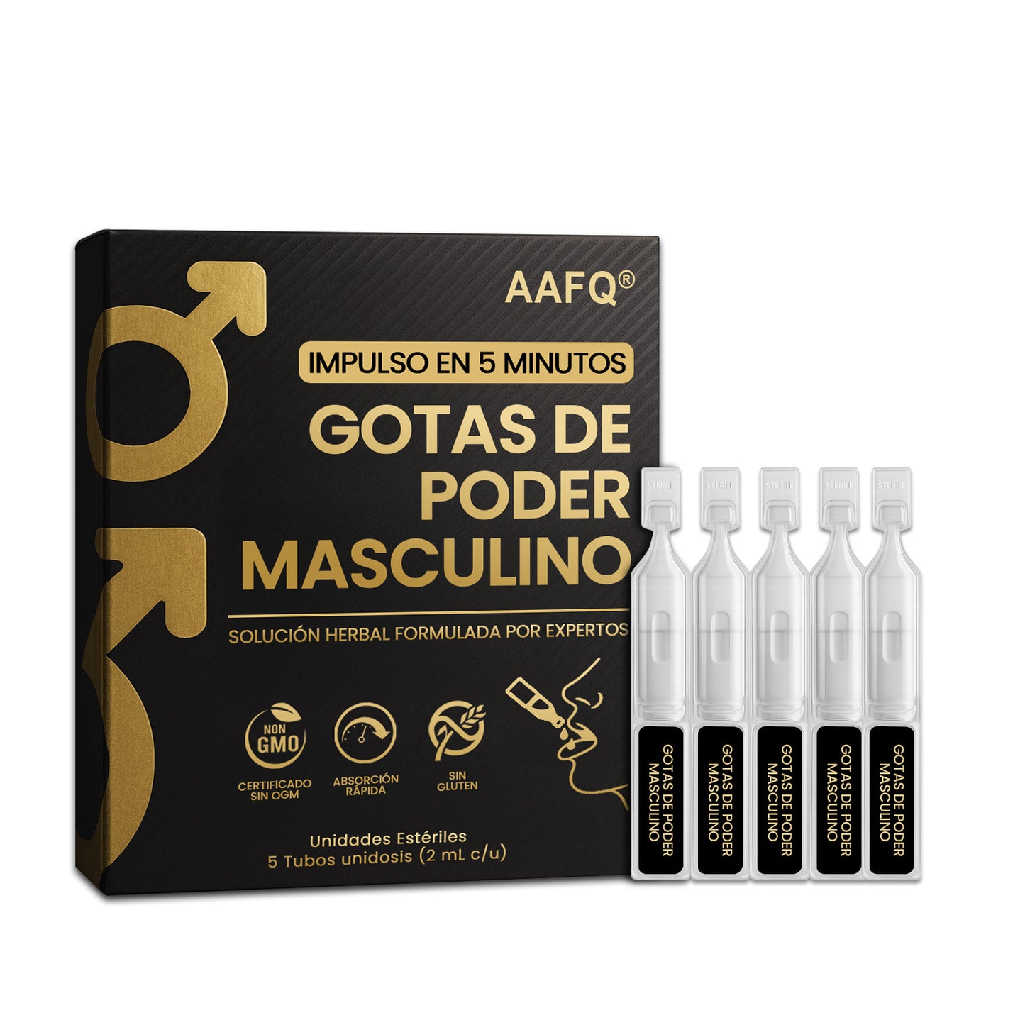 AAFQ® Gotas de Potencia Masculina – Tu Poder Discreto. (Fórmula Mejorada 2025)
