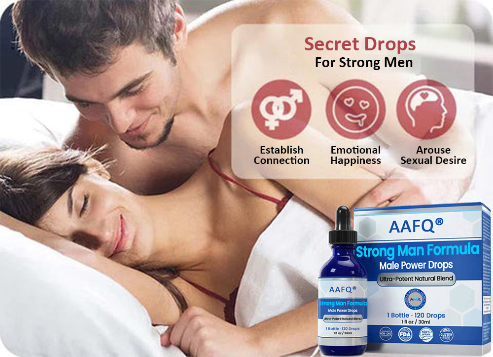 AAFQ® Gotas de Potencia Masculina – Botella Grande para Casa