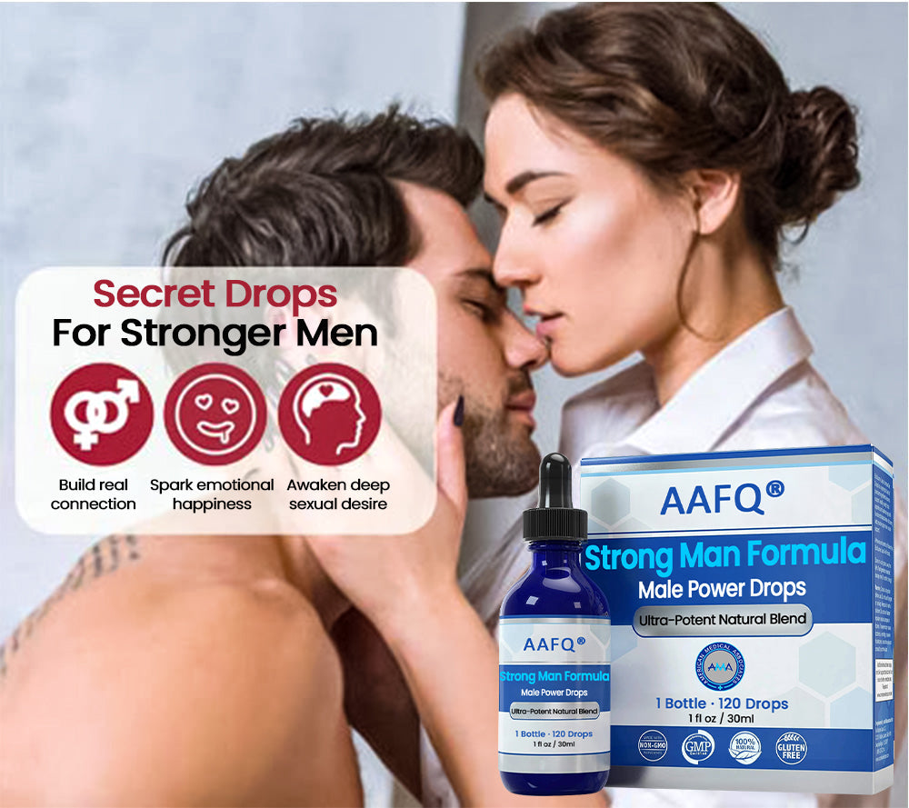 AAFQ® Gotas de Potencia Masculina – Botella Grande para Casa